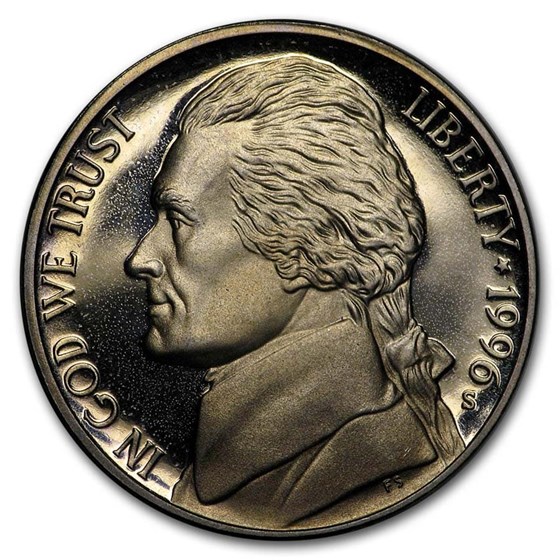 1968-2019 Jefferson Nickel Gem Proof (Random Date) 1968-2019 Jefferson Nickel Gem Proof (Random Date)